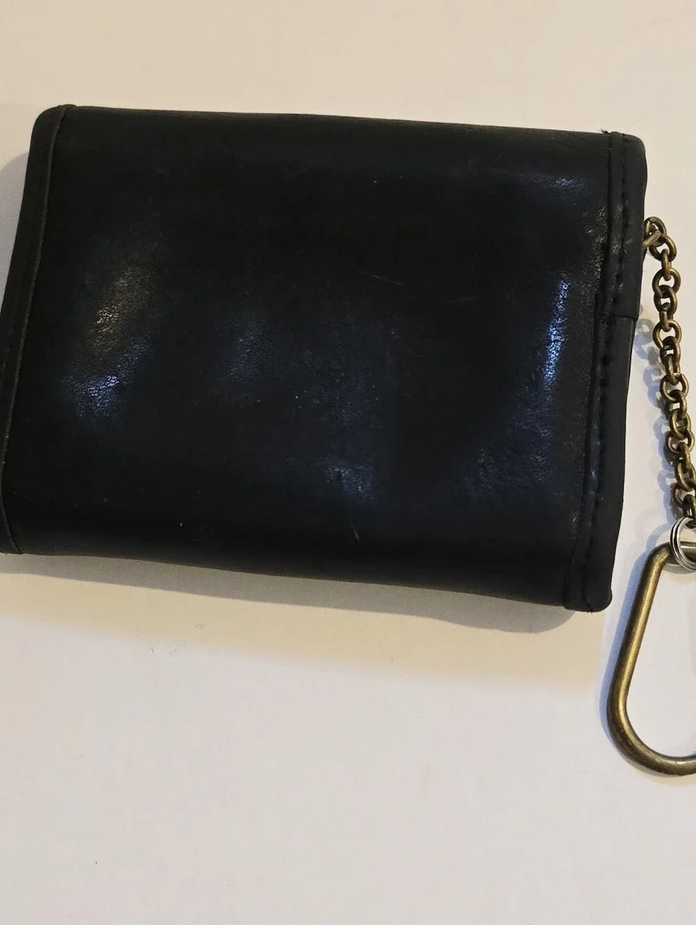 Vintage Coach Black Leather Multifunction Wallet Key Case Coin Purse 7219 Boxed